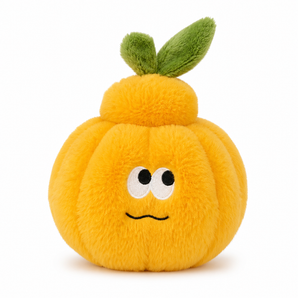 Plush Orange Keychain