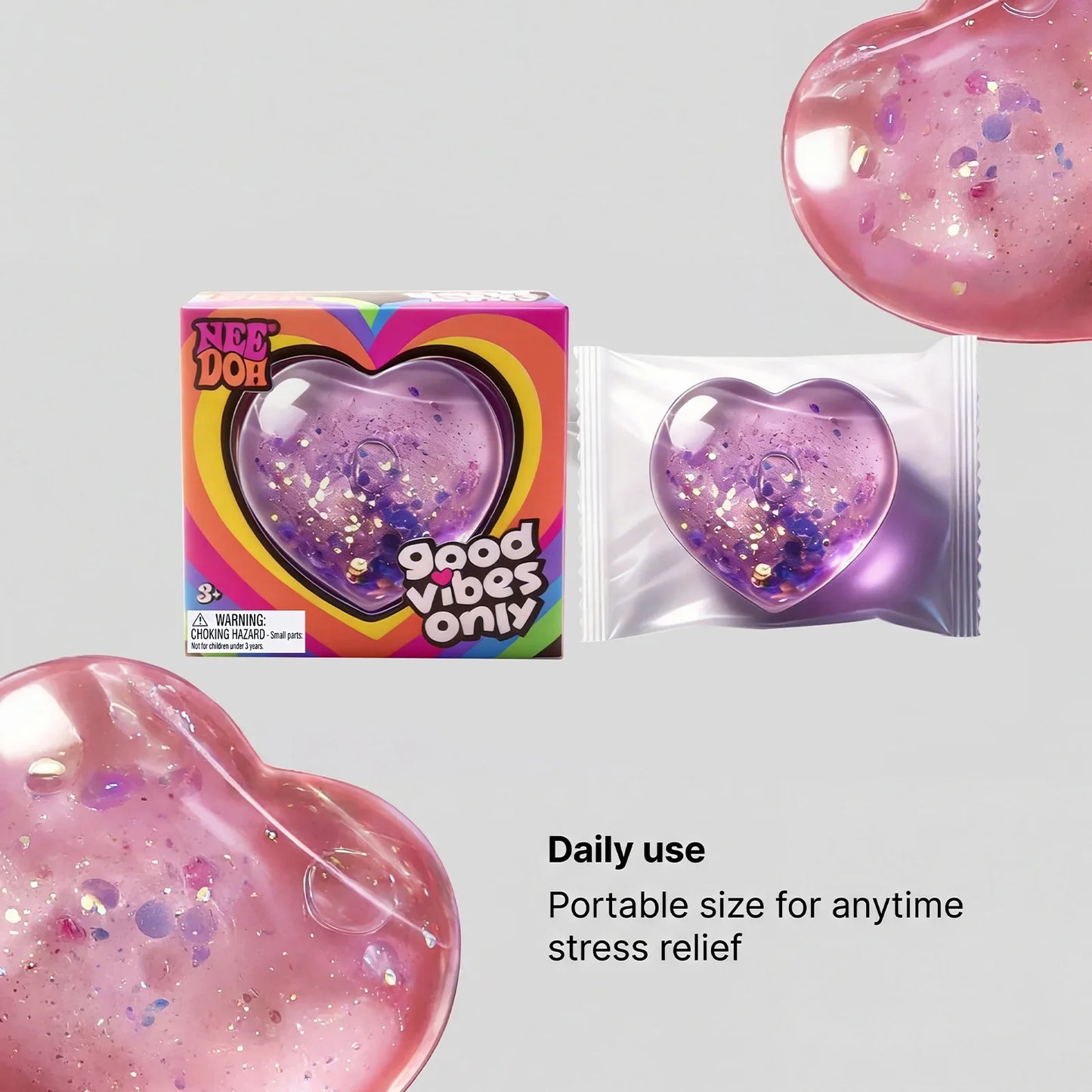 NeeDoh Heart Stress Ball