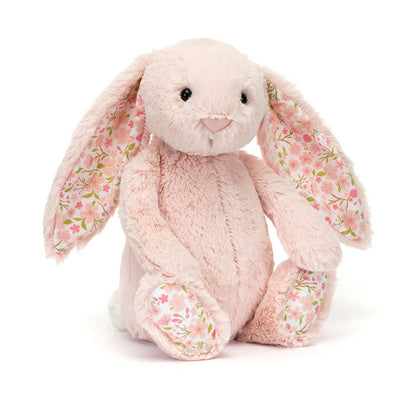 Powder Pink Plush Bunny — Cherry Blossoms